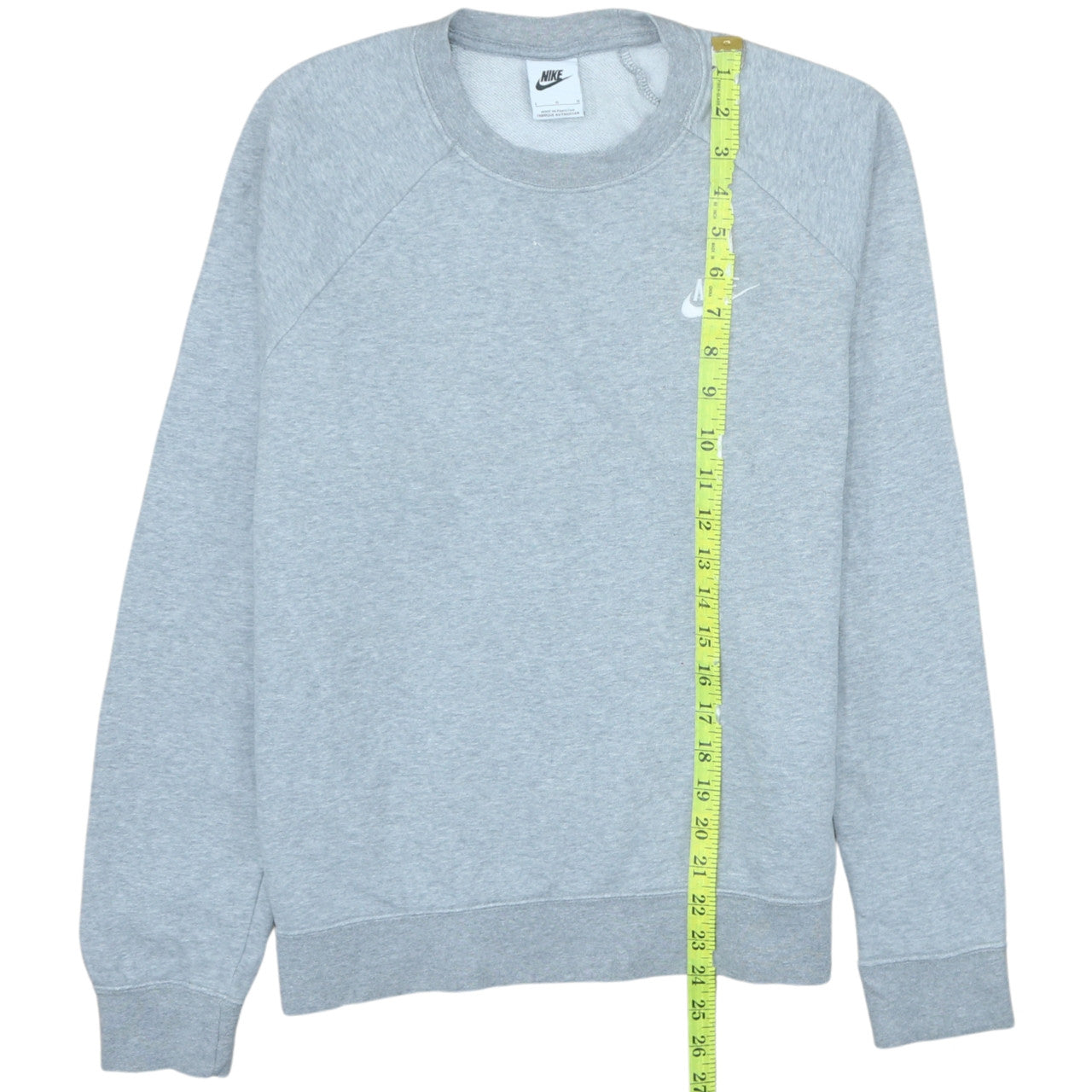 Womens UK Size L Nike Grey Pullover Sweatshirt
