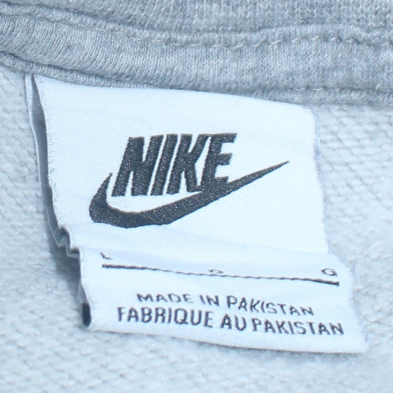 Womens UK Size L Nike Grey Pullover Sweatshirt