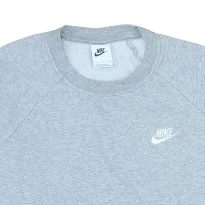 Womens UK Size L Nike Grey Pullover Sweatshirt