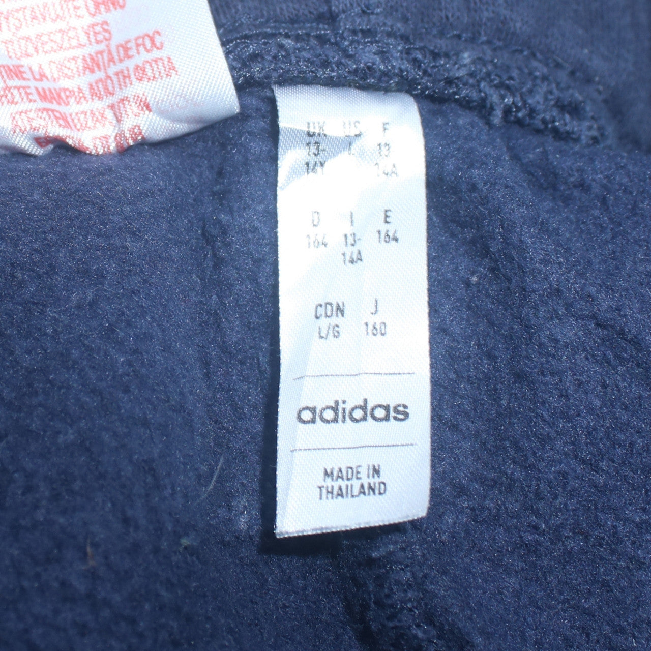 Boys UK Size 13-14 Years adidas Regular Fit Jogger Blue Trousers