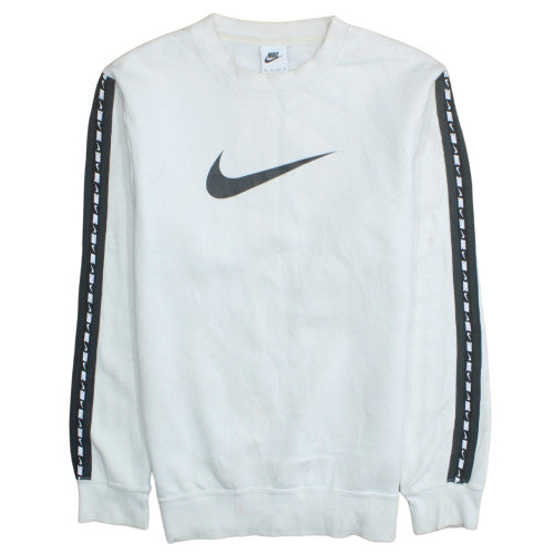 Womens UK Size XS Nike White Pullover Sweatshirt