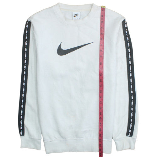 Womens UK Size XS Nike White Pullover Sweatshirt