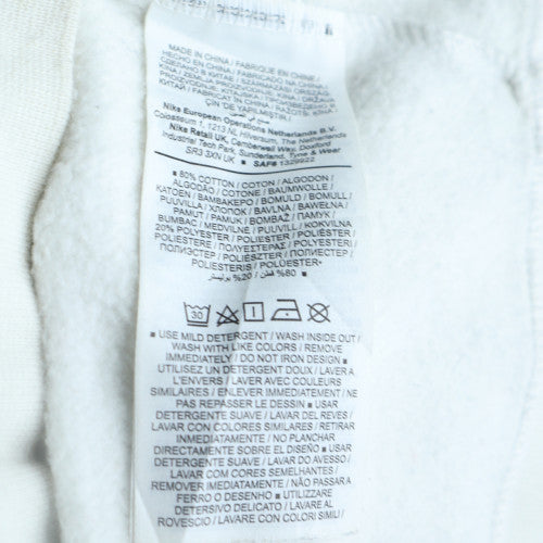 Womens UK Size XS Nike White Pullover Sweatshirt