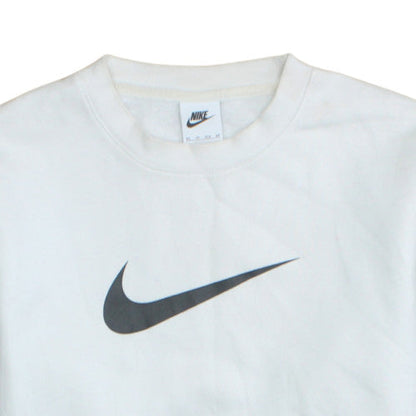Womens UK Size XS Nike White Pullover Sweatshirt