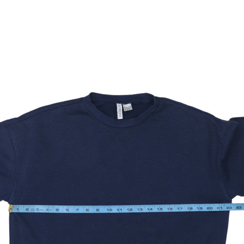 Womens UK Size S H&M Blue Pullover Sweatshirt