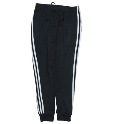 Mens UK Size S adidas Regular Fit Jogger Black Trousers