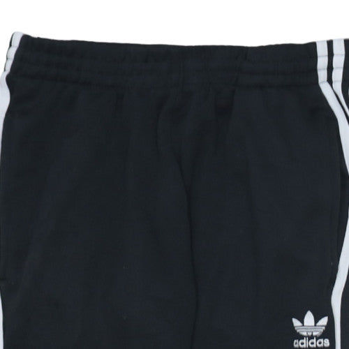 Mens UK Size S adidas Regular Fit Jogger Black Trousers