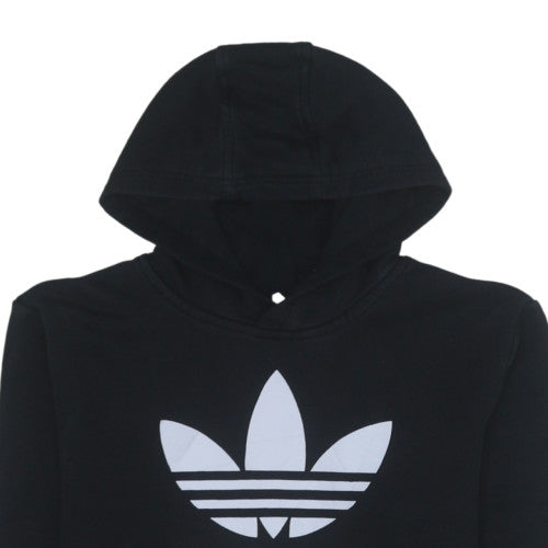 Boys UK Size 13-14 Years adidas Black Pullover Hoodie
