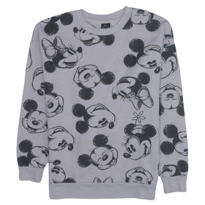 Womens UK Size 12-14 Pep&Co Grey Pullover Sweatshirt