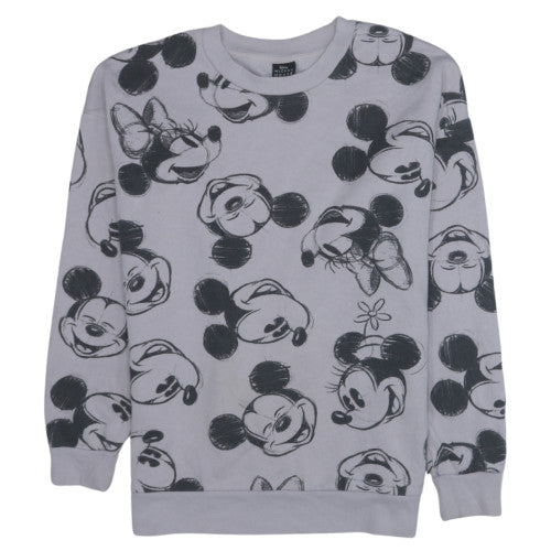 Womens UK Size 12-14 Pep&Co Grey Pullover Sweatshirt