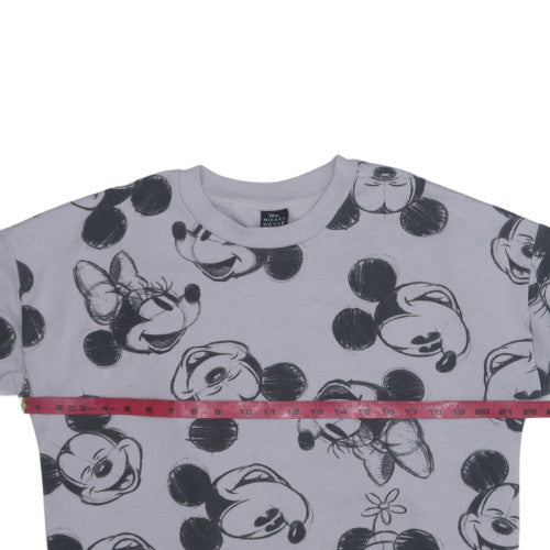 Womens UK Size 12-14 Pep&Co Grey Pullover Sweatshirt
