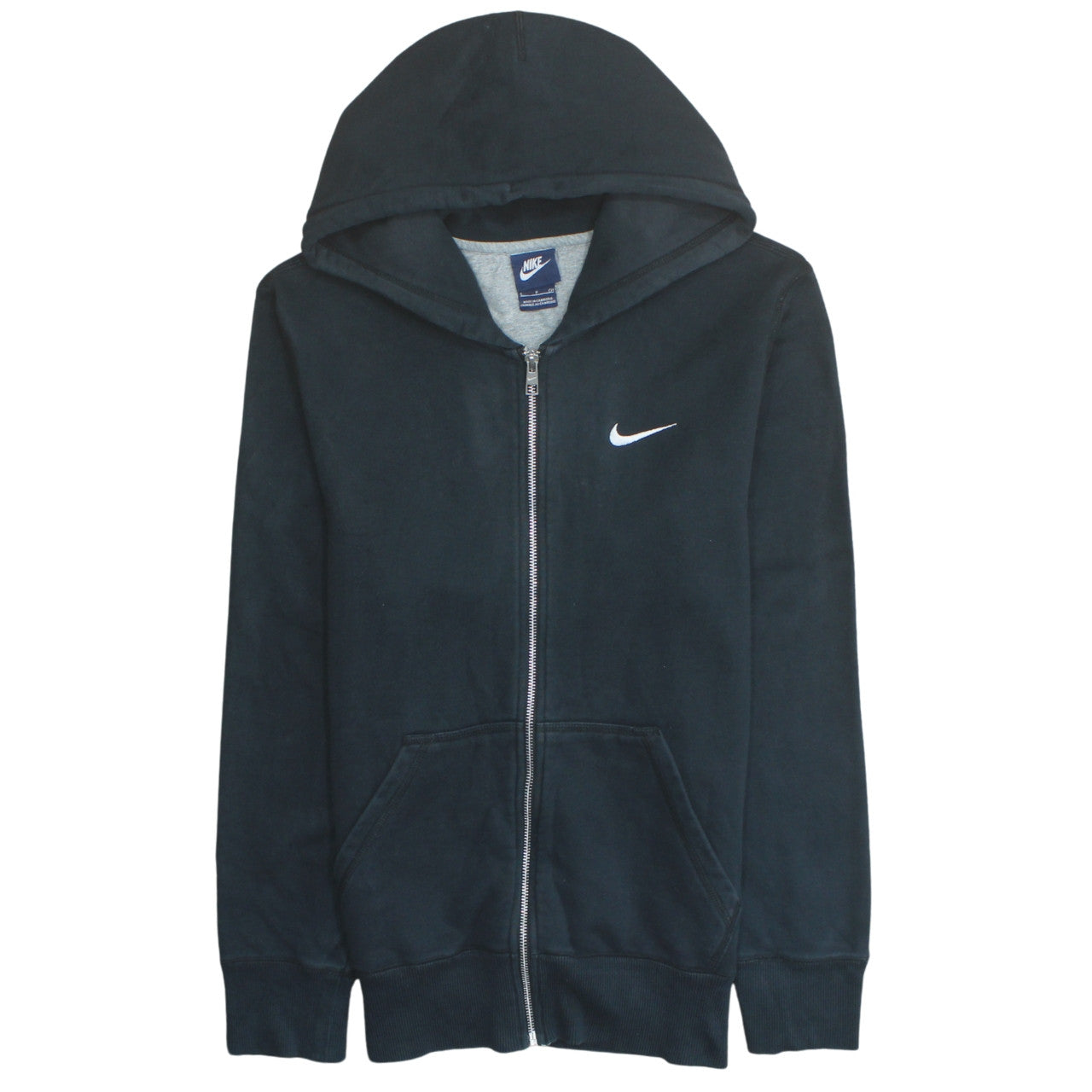 Mens UK Size S Nike Black Full Zip Hoodie