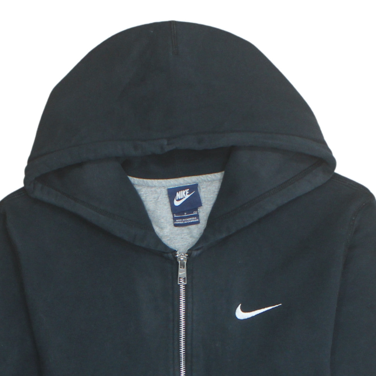 Mens UK Size S Nike Black Full Zip Hoodie