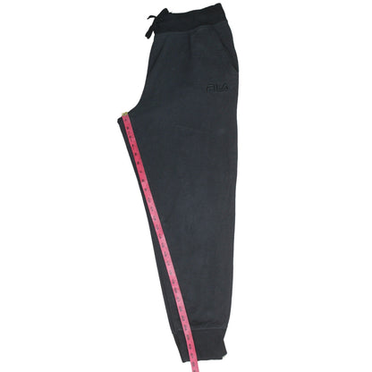 Mens UK Size L FILA Regular Fit Jogger Black Trousers