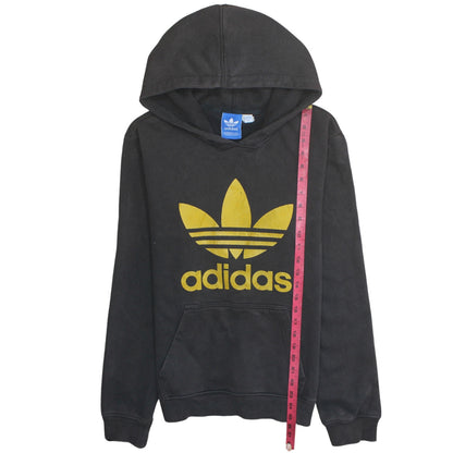 Mens UK Size M adidas Black Pullover Hoodie
