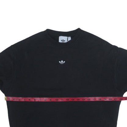 Womens UK Size S adidas Black Pullover Sweatshirt