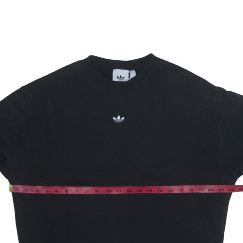 Womens UK Size S adidas Black Pullover Sweatshirt