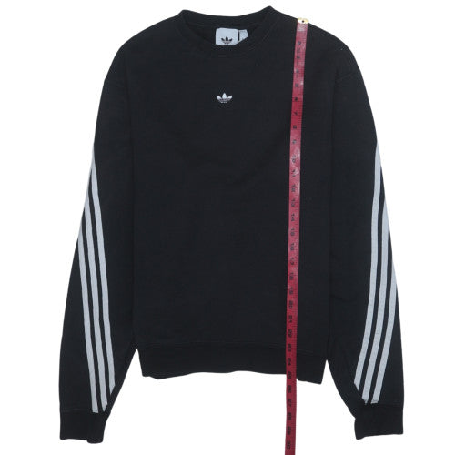 Womens UK Size S adidas Black Pullover Sweatshirt