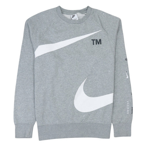 Mens UK Size M Nike Grey Pullover Sweatshirt