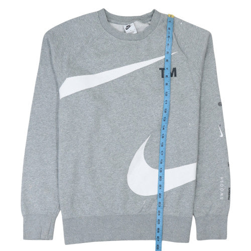 Mens UK Size M Nike Grey Pullover Sweatshirt