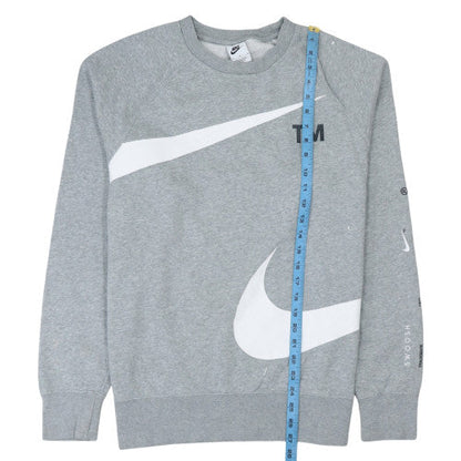 Mens UK Size M Nike Grey Pullover Sweatshirt