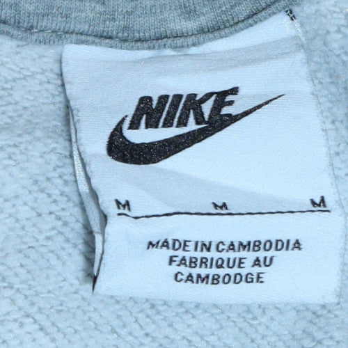 Mens UK Size M Nike Grey Pullover Sweatshirt