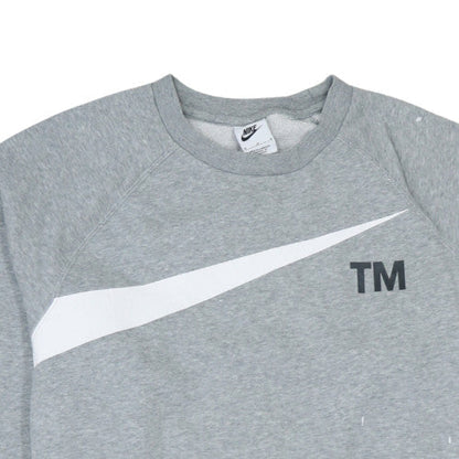 Mens UK Size M Nike Grey Pullover Sweatshirt