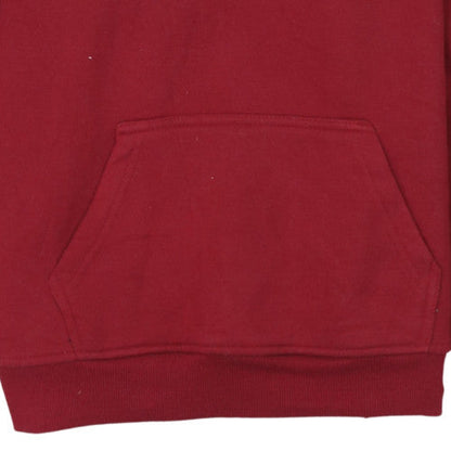 Lee Cooper Boys Red & Grey Henley Hoodie Size 13 Years Cotton Blend