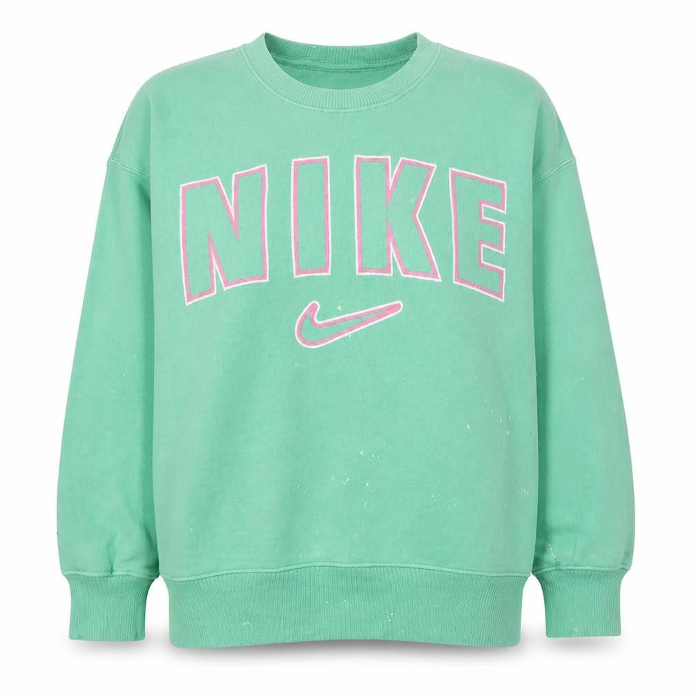 Womens UK Size M Nike Green Pullover Sweatshirt