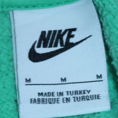 Womens UK Size M Nike Green Pullover Sweatshirt