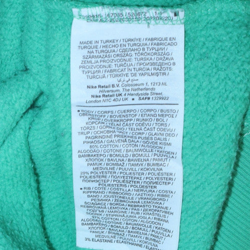 Womens UK Size M Nike Green Pullover Sweatshirt