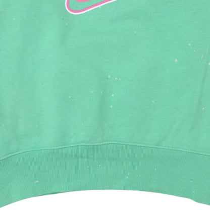 Womens UK Size M Nike Green Pullover Sweatshirt