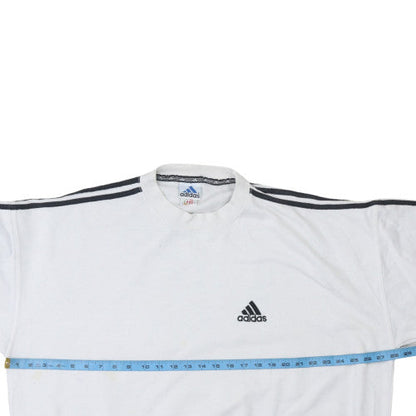 Mens UK Size L adidas White Pullover Sweatshirt
