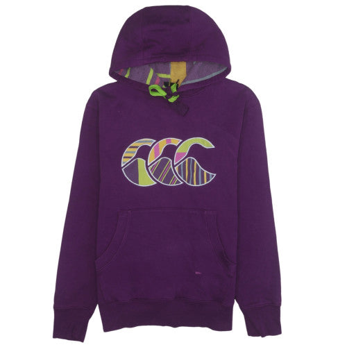 Womens UK Size S Canterbury Purple Pullover Hoodie