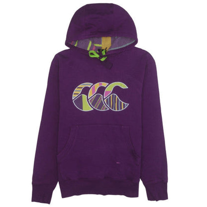 Womens UK Size S Canterbury Purple Pullover Hoodie