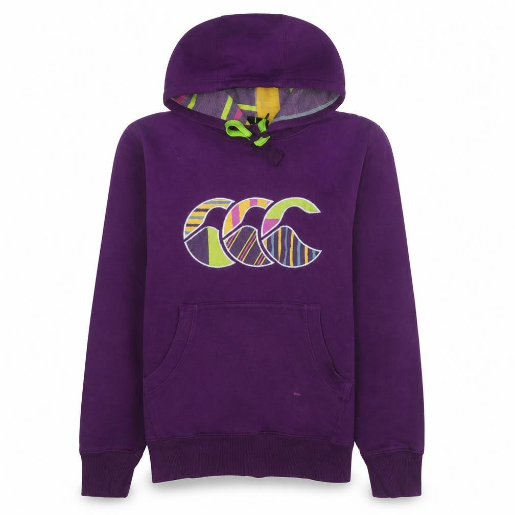 Womens UK Size S Canterbury Purple Pullover Hoodie