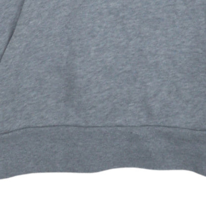 Adidas Boys Grey Hoodie 13-14 Years Pullover Fleece Hooded Sweatshirt