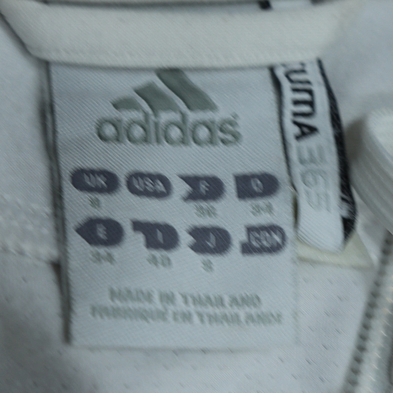 Adidas Womens White Track Jacket Size 8 Full Zip Sports Top