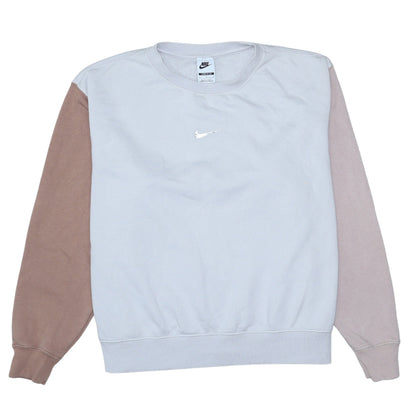 Womens UK Size L Nike Beige Pullover Sweatshirt