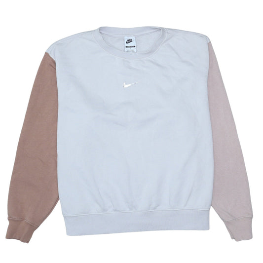 Womens UK Size L Nike Beige Pullover Sweatshirt