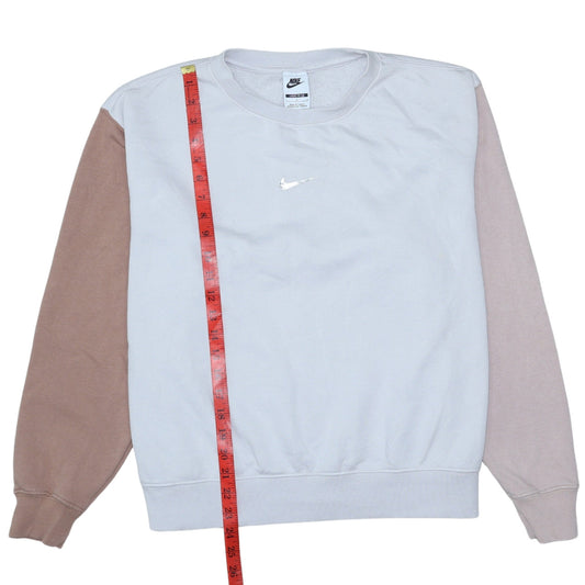 Womens UK Size L Nike Beige Pullover Sweatshirt