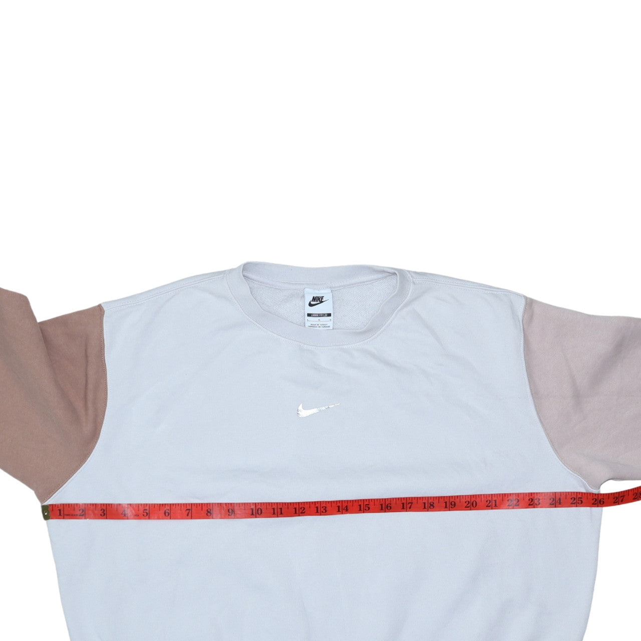 Womens UK Size L Nike Beige Pullover Sweatshirt