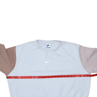 Womens UK Size L Nike Beige Pullover Sweatshirt