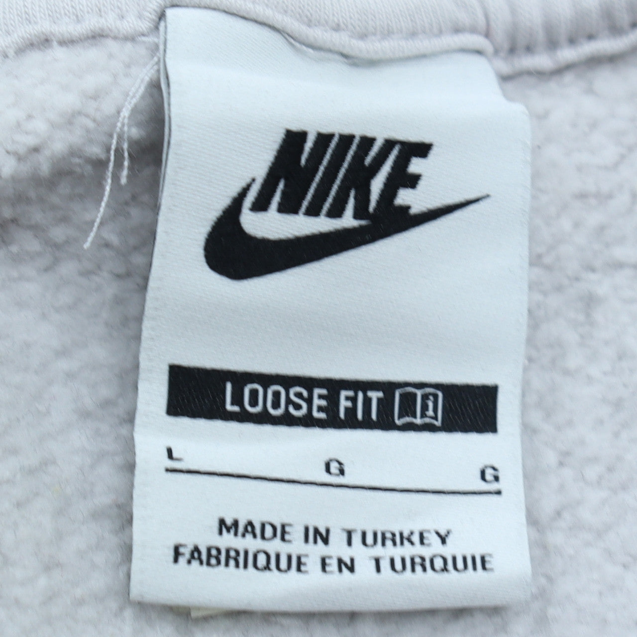 Womens UK Size L Nike Beige Pullover Sweatshirt
