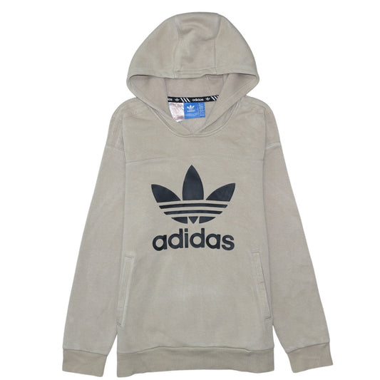 Boys UK Size 13-14 Years adidas Beige Pullover Hoodie