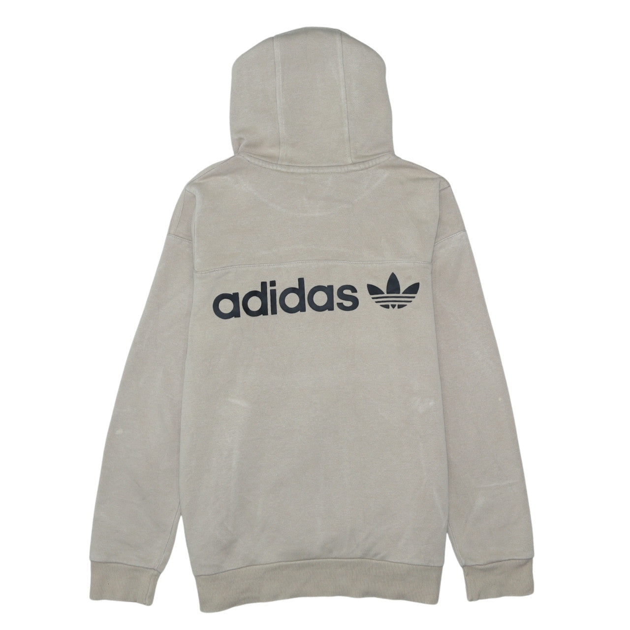 Boys UK Size 13-14 Years adidas Beige Pullover Hoodie