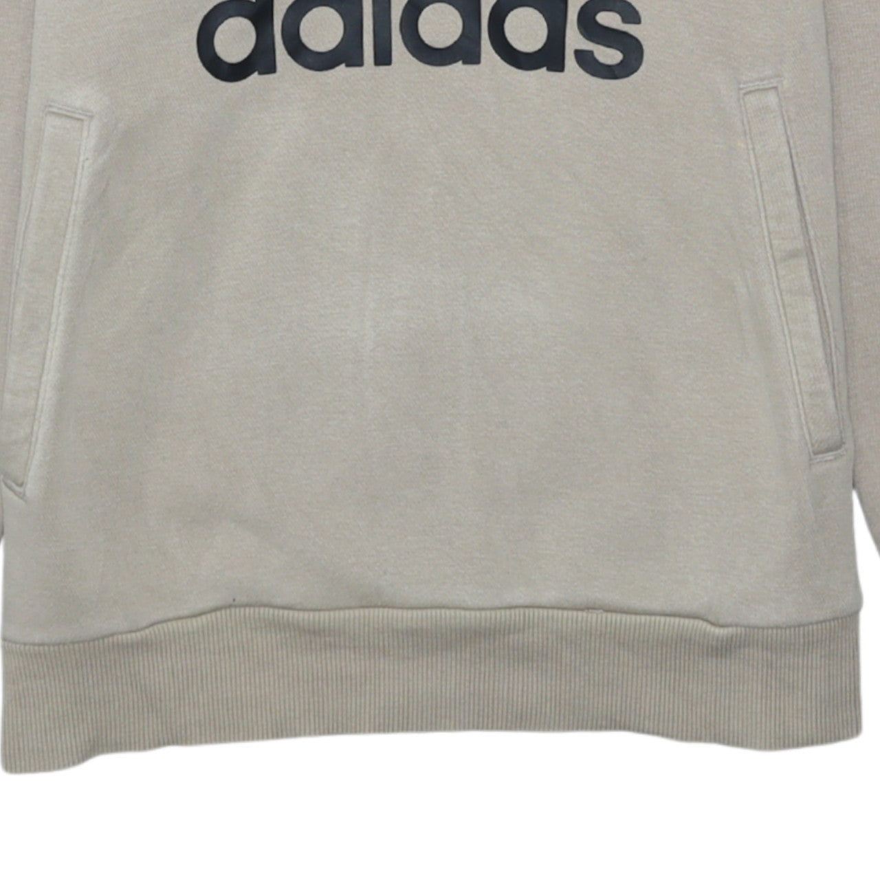 Boys UK Size 13-14 Years adidas Beige Pullover Hoodie