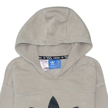 Boys UK Size 13-14 Years adidas Beige Pullover Hoodie