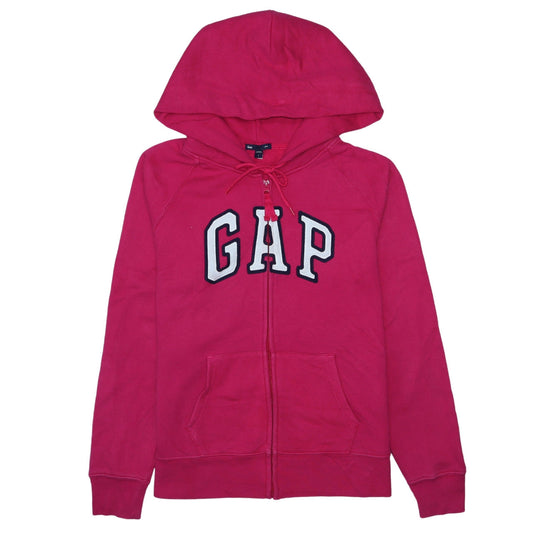 Womens UK Size L Gap Pink Full Zip Hoodie