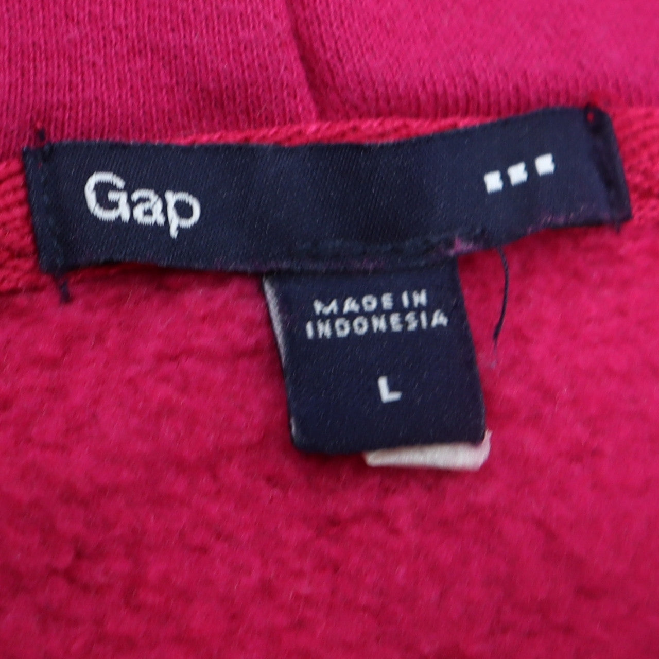 Womens UK Size L Gap Pink Full Zip Hoodie